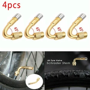 Practical Extension Tire Air Angle Bend Brass Car Motorcycle 45 Degree - Picture 1 of 9