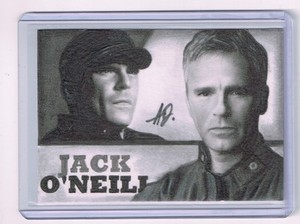 2016 ACEO Sketch Card RICHARD DEAN ANDERSON Jack O'Neill STARGATE SG-1 1/1