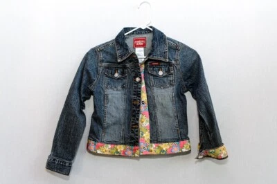Guess Jeans Guess? Girls M 10/12 Denim Jacket hand decorated bling - Image 1 of 4