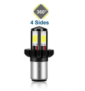 Phare Moto scooter LED H6 ampoule led faisceau lumineux blanc 6000K 12V - Imagen 1 de 6