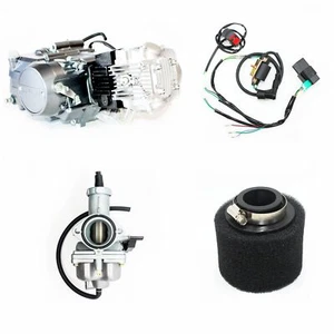 Motor de motor de embrague manual LIFAN 125cc + kit de cableado + bicicleta de tierra Carby PIT PRO - Imagen 1 de 10