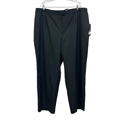 Pantalones de vestir para mujer Nine West La Dolce Vita cintura elástica forrados cremallera negros talla 22W Foto 1 de 4