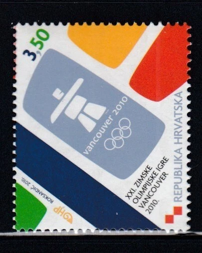 CROACIA XXI Juegos Olímpicos de Invierno, Vancouver MNH sello Foto 1 de 1
