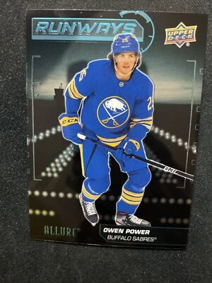 22-23 UD Allure Hockey Rookie Runways RW-5 Owen Power - Image 1 of 2
