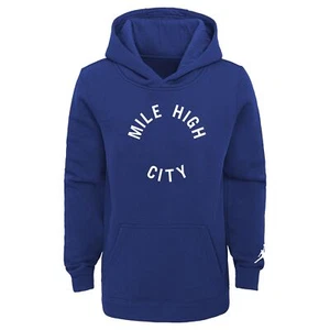 Outerstuff Jugend Jungen Denver Nuggets Statement Essential Pullover Fleece Hoodie - Bild 1 von 6