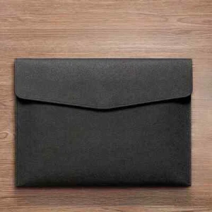 Grün A4 Leder Dokument Akten Ordner Umschlag Etui mit Innentaschen SCHWARZ - Bild 1 von 6