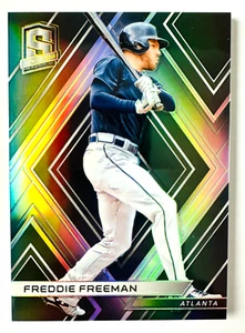 2018 Panini Spectra Freddie Freeman SILVER Prizm Card #48 Braves Star! - Picture 1 of 3