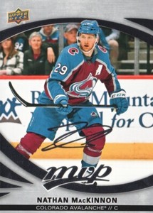 2023-24 Upper Deck MVP Hockey Silver Script #75 Nathan MacKinnon
