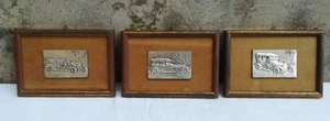 BASSORILIEVI LAMINA D'ARGENTO LANCIA FIAT ISOTTA FRASCHINI FIRMATI CIONFRINI - Imagen 1 de 14