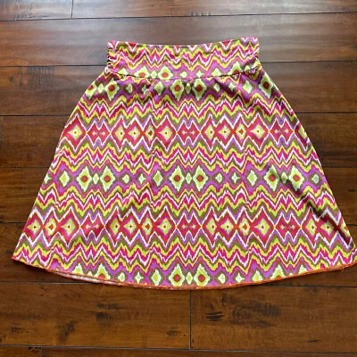 Colorado Clothing Mujer Pequeña Falda Tranquilidad Línea A Elastizada Multicolor Retro Foto 1 de 4