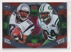 2017 Panini Vertex Nemeses Randy Moss Darrelle Revis #NM-5