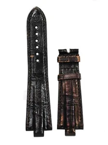 Bvlgari Bulgari Diagono 100148450 Medium Alligator Brown 23MM x 18MM Strap - Picture 1 of 3