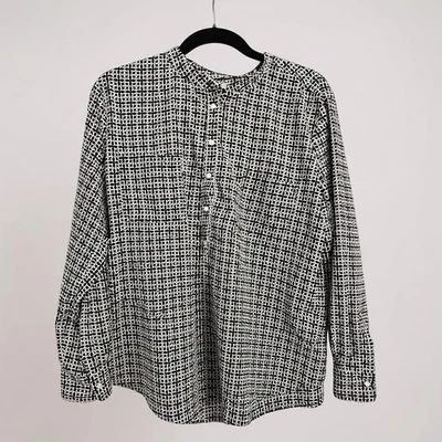 Camisa Joe Fresh Estampado Geométrico Manga Larga Abotonada - Informal, Elegante XL Foto 1 de 4