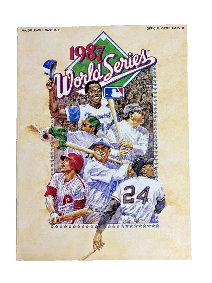 1987 World Series Official Program,  Minnesota Twins vs. St. Louis Cardinals - Image 1 of 1