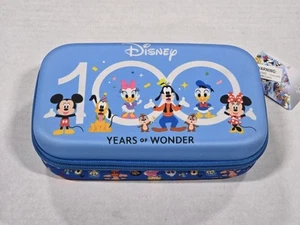 Disney 100 Molded Pencil Case New Mickey Pluto Daisy Goofy Minnie Donald Duck - Picture 1 of 7