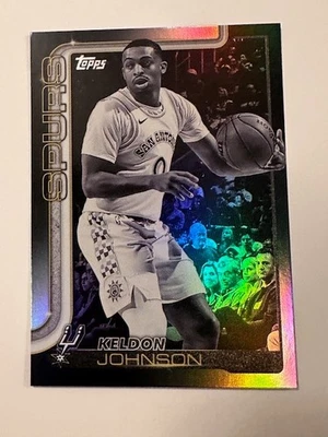 2025-26 TOPPS NBA TARGET BLACKOUT PARALLEL FLAGSHIP KELDON JOHNSON #200 - image 1 of 2