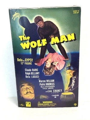 2001 Sideshow : The Wolfman-BELA THE GYPSY 12" Action Figure Lugosi-Chaney NICE - Image 1 of 4