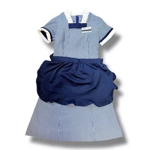 Vintage 1970’s Friendly's Restaurant Womens Employee Uniform w/ Apron & Name Tag - Picture 1 of 12