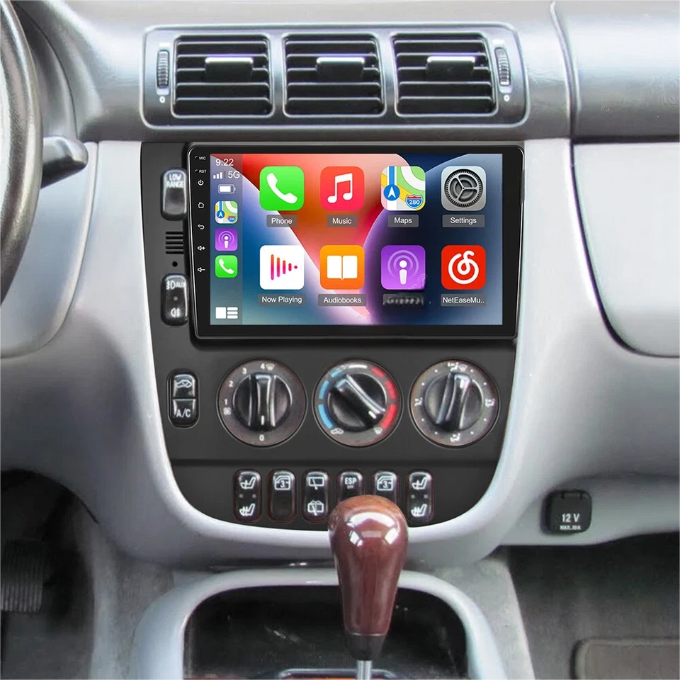 Rádio estéreo Mercedes-Benz W163 ML320 AMG ML500 Android automático Apple CarPlay - Imagem 1 de 4