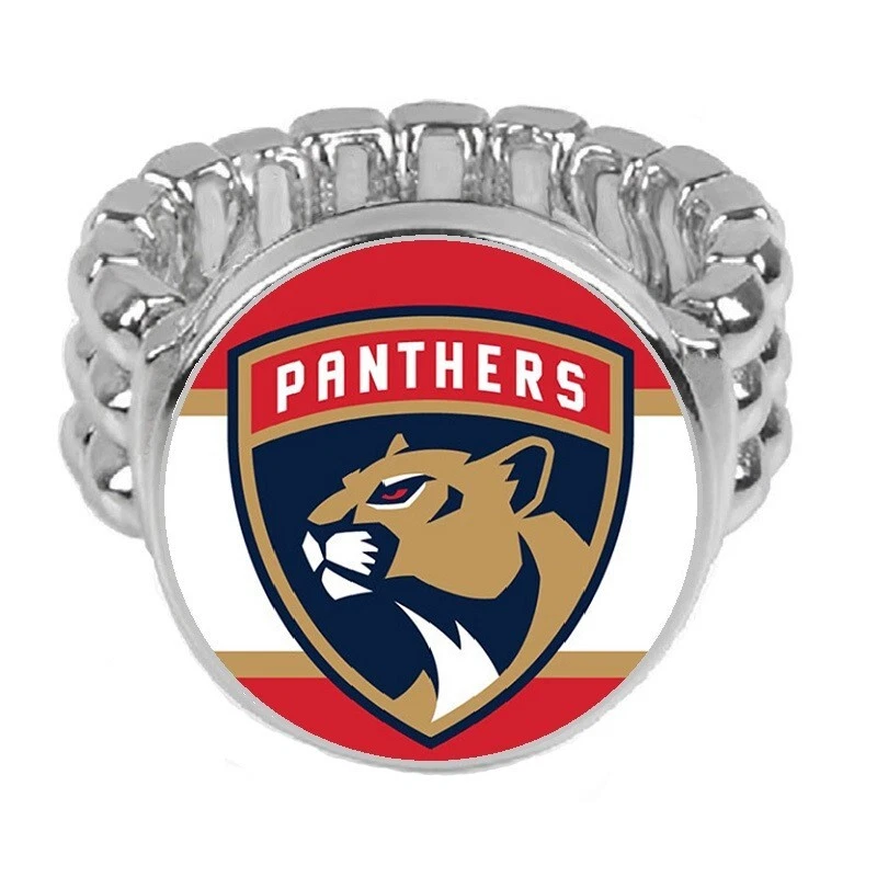 Anillo de hockey Florida Panthers para hombre y mujer se adapta a todas las tallas joyería regalo D2 Foto 1 de 4