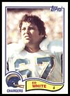 1982 Topps B Ed White #239 Nm Or Higher San Diego Chargers