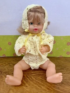 Vintage Horsman Doll 90s Drink And Wet Plastic 18” Freckles Green Eyes - Picture 1 of 12