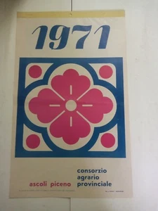 CALENDARIO CONSORZIO AGRARIO PROVINCIALE ASCOLI PICENO 1971 - Picture 1 of 1