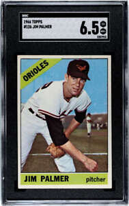 1966 Topps #126 Jim Palmer SGC 6.5 RC Rookie Orioles UER