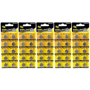 5pc 10pk Exell EB-L1154 Alkaline 1.5V Watch Battery Replaces AG13 357 - Picture 1 of 5
