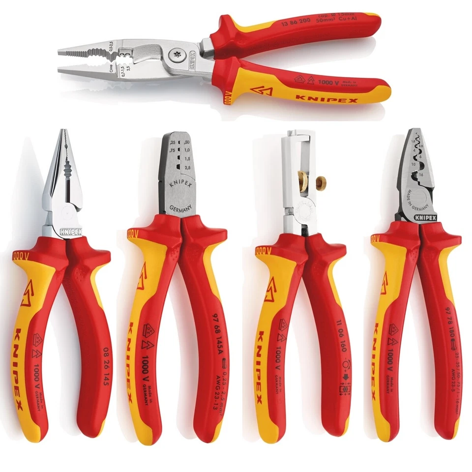 KNIPEX VDE Zangen Zange Auswahl 0826 1386 9768 9778 1106 isoliert 1000V - Bild 1 von 1