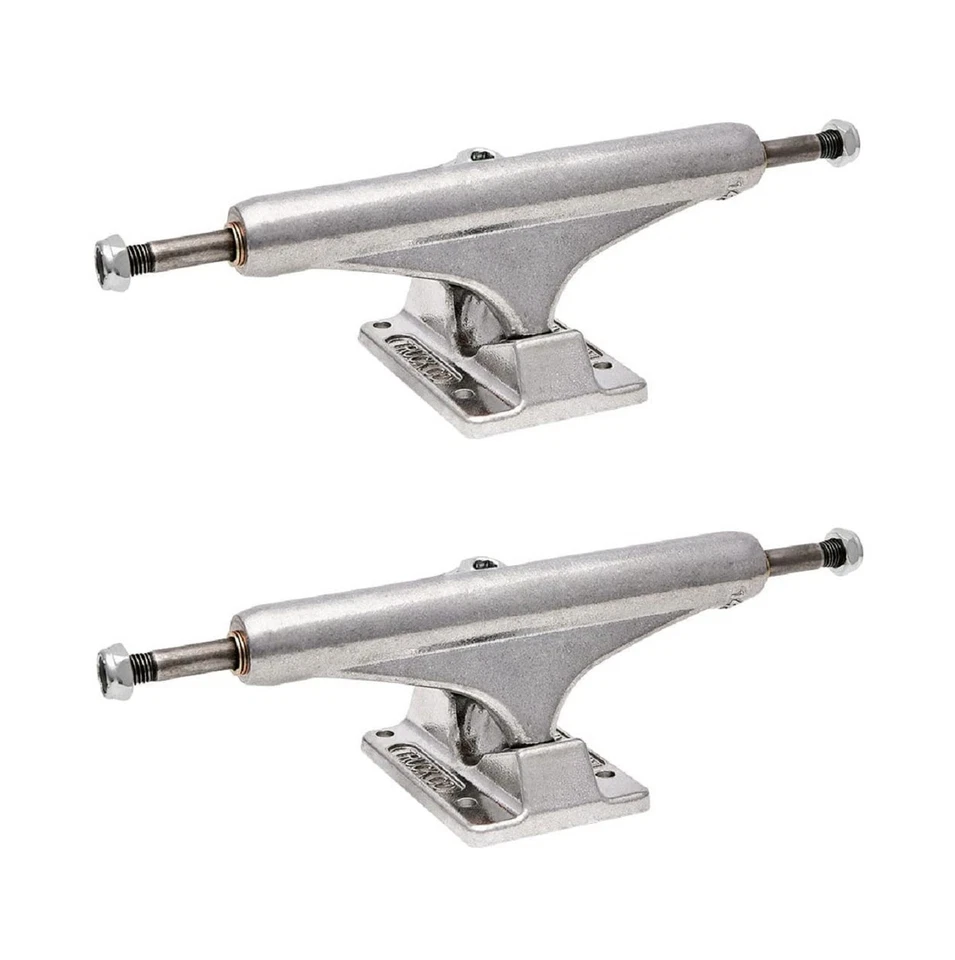 INDEPENDENT Mid Skateboard Trucks (Set of 2) Silver 129 (7.6")
