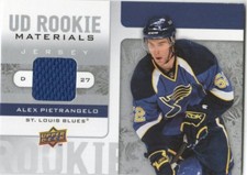 2008-09 Upper Deck Rookie Materials #RM-AP Alex Pietrangelo St. Louis Blues