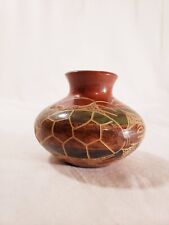 Art Pottery Folk Art Vase Turtle Costa Rico Pura Vida