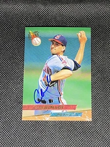 Charles Nagy Cleveland Indians Signed Auto 1993 Fleer Ultra Card #189 ~ COA - Picture 1 of 3