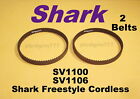 (2) Belts for Shark Navigator Freestyle Cordless Upright Vacuum SV1100, SV1106