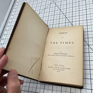 1856 Predigten für die Times Charles Kingsley im Besitz des New Yorker Politikers J Swift - Bild 1 von 21