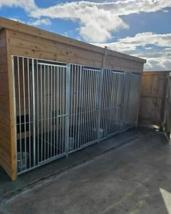 4 Bay Dog Kennel - Picture 1 of 4