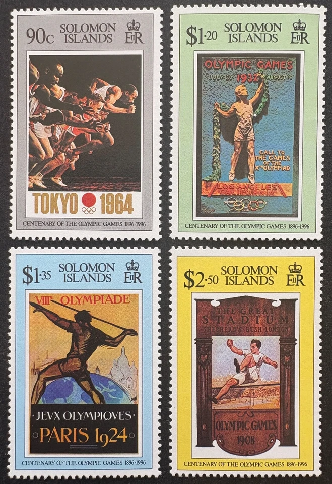 Solomon Islands 1996 SG861-864 Olympic Games Set of 4 MNH - Image 1 of 1