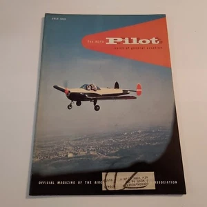 Vintage AOPA Pilot July 1959 Magazine Airplanes Aircraft - Imagen 1 de 7