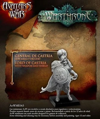 Персонаж Avatars of War Empire Imperial Marshal With Shield aow63 Fantasy 28 мм - Изображение 1 из 3