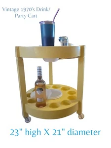 Vintage 1970s Drink Cart Porta Server - Picture 1 of 8
