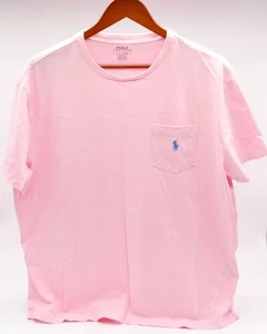 Polo Ralph Lauren Herren T-Shirt mit Tasche, Classic Fit, Rosa, Größe L - Bild 1 von 9