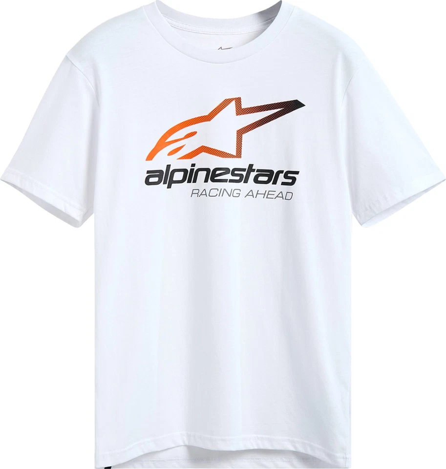 Camiseta blanca de manga corta Alpinestars Aligned CSF para hombre Foto 1 de 1
