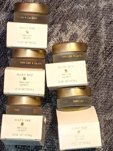 Mary Kay NEU alter Lagerbestand 4241 & 4243 Satin Lippen LIPPENBALSAM & MASKE in Gläsern Posten - Bild 1 von 6