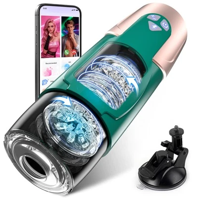 Juguetes sexuales para hombres masturbador masculino - Juguete sexual masculino automático con 7 empujes... Foto 1 de 4