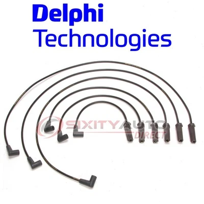 Delphi Spark Plug Wire Set for 2000-2005 Chevrolet Impala 3.8L V6 Ignition vx - Imagem 1 de 4