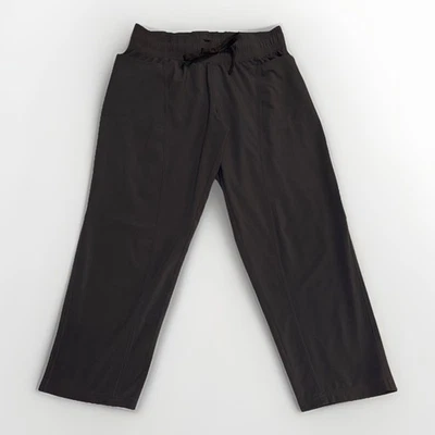 Pantalones de Senderismo PrAna Breathe Cordón Cintura Recortados Capri Talla S Gris Oscuro Foto 1 de 4