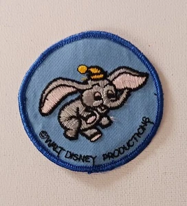 "Parche redondo bordado de elefante volador Walt Disney Dumbo/ 3" - Imagen 1 de 4