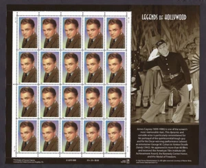 US Scott# 3329 1999 33c Pane of 20 James Cagney S11111 UR MNH VF - Picture 1 of 2
