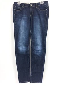 Paige Womens 28 Ankle Jeans Skyline Peg Blue Denim Dark Wash Stretch USA - Picture 1 of 7